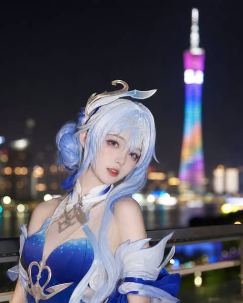 之前的奥黛塔 ω ﾉ 原神 原神cos 奥黛塔 cos cosplay
