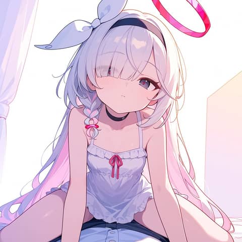BlueArchive ブルアカ ブルーアーカイブ プラナちゃんに起こされたい