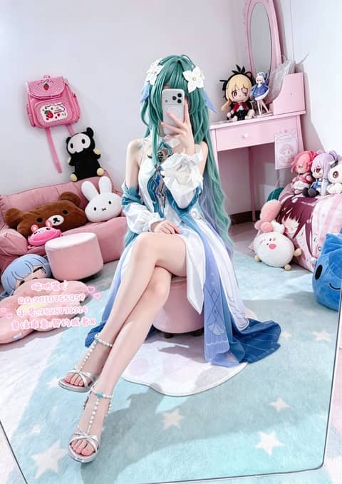 如果沃是DJ 你会爱我吗 原神 沃雅妮莎 cosplay 喵呐酱