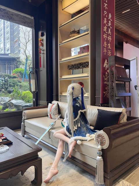 江畔何人初见雪