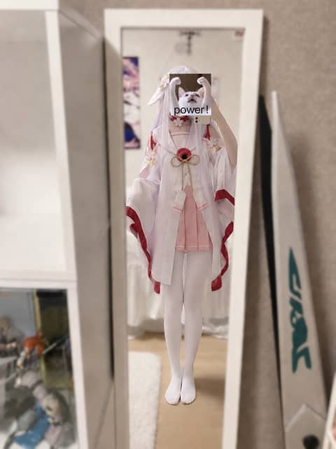 国旗娘 cos重加工加筆改変あり ちゃん着ぐるみの中身姿 3 デカい消臭力は