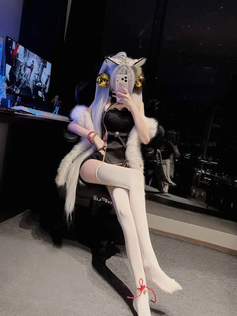 喵 虎啸风生 cos 白虎娘