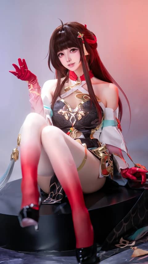 妾身是罗浮丹鼎司司鼎 灵砂 cos 灵砂 灵砂cos 崩坏星穹铁道 碧羽飞黄射天
